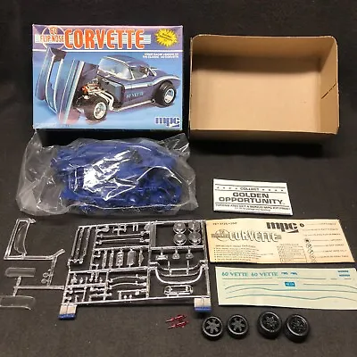 MPC '60 Corvette Flip Nose Chevrolet 100% Complete Street Machine Street Racer • $31.99