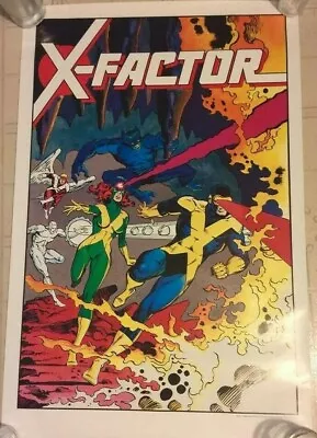 MARVEL X-Factor #25 Promo Poster - Marvel Press (1986) 22x34  Rolled Poster • $39.95