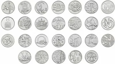 2019 A - Z Alphabet 10p Piece British Ten Pence Coins Collection Uncirculated   • £28.95