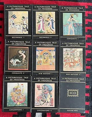 A Picturesque Tale Of Progress Complete Vol 1-9 Children's Home Schooling Set • $74.99