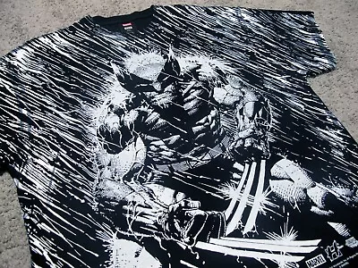 HUF X MARVEL Wolverine Black T-shirt Sz XXL _ X-men Weapon X Magneto Professor X • $159.99