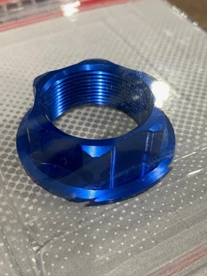 $29.95 • Buy YAMAHA R7 Fork Stem Steering Nut Blue SPP Quad Lock Mount Adaptor