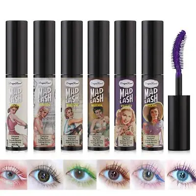 4D Silk Fiber Mascara For Vibrant Eye Lashes Colored Eyelash Extensions A7B L4C2 • $6.07