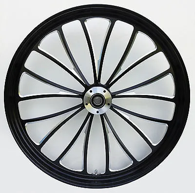 $556.50 • Buy Manhattan Front Black Wheel 21  Harley Road King Flhr Flhrs Road Glide Fltr 