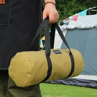 Tent Stake Bag Oxford Canvas Bag Double Layer Camping Tent Peg Nail Storage Bag • $15.45