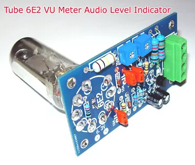 Magic Eye Tube 6E2 VU Meter Audio Level Indicator For Amp Signal Indication DIY  • $8.60