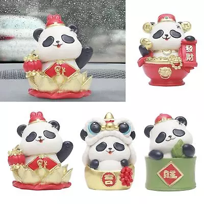 Lovely Panda Figurine Tabletop Ornament For Home And Office Decoration • £9