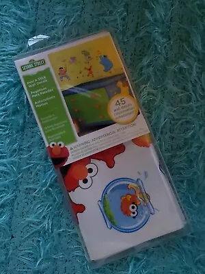 SESAME STREET Wall Decals Elmo Big Bird Ernie Bert Cookie Monster Oscar Grouch • $15