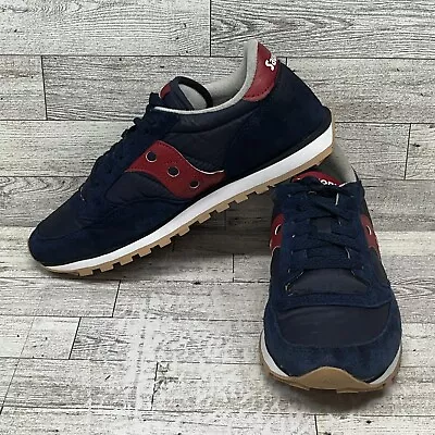 Saucony Jazz Low Pro Blue Red Casual Shoes Sneakers S2866-167 Men Size 7 • $32.80