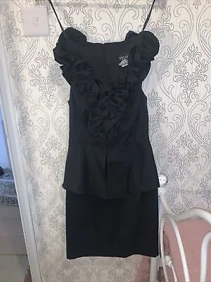 Black Dress Xscape By Joanna Chen Size UK6/ US 4 • £4.50