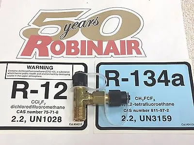 Robinair (15195) Combination Inlet Tee Fitting For R-12 And R-134A T3-4B • $25