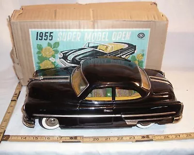 Masudaya PONTIAC LARGE TIN FRICTION TOY CAR MODERN TOYS JAPAN BOXED UNUSED • $1499.99