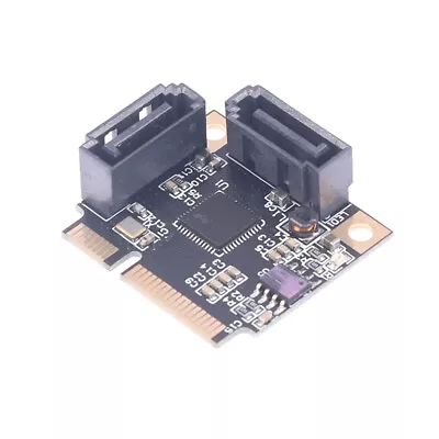 H1111Z Add On Cards Mini PCI-E PCI Express To 2 Ports SATA 3.0 Converter SSD -ca • $5.89