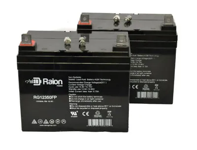 Raion 12V 35Ah Drive Medical Design Sunfire General Battery 2PK • $139.95