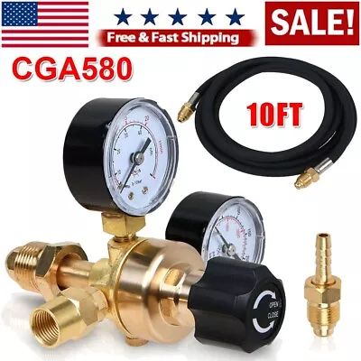 Argon CO2 Regulator Gauges Gas Welding Regulator Hose Kit For Lincoln Mig Tig US • $30