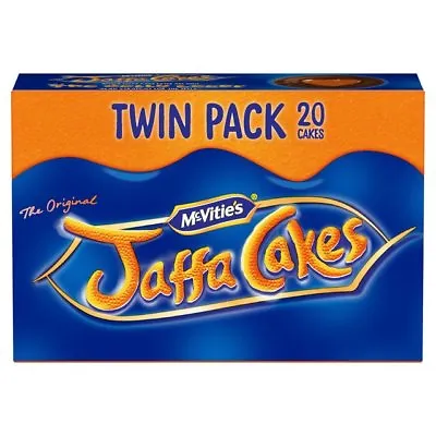 £2.99 • Buy McVities Jaffa Cakes Twin Pack 20 Cakes - Sold Worldwide From UK