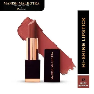 MyGlamm By Manish Malhotra Hi Shine Lipstick - Ruby Runway • $15.34