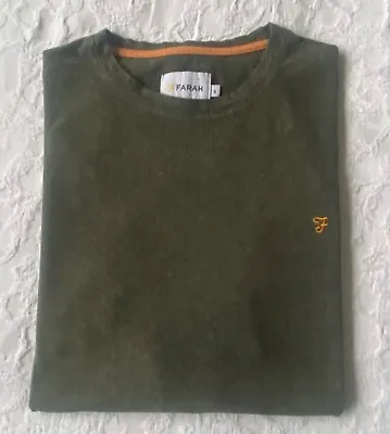 Farah Quality Designer Cotton Tee Shirt S In Excellent Condition • £3.95