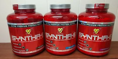 BSN Syntha-6 Protein Powder 5LB Ultra Premium Lean Matrix 5 LB (Choose Flavor) • $71.91