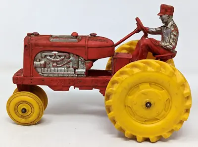 HTF VTG MCM 1950s Auburn Rubber Allis Chalmers #572 Farm Tractor Toy DH22 • $31.29