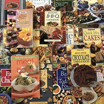 $5 • Buy Family Circle Mini Cookbooks Recipe Books - Vintage & New - Large Variety