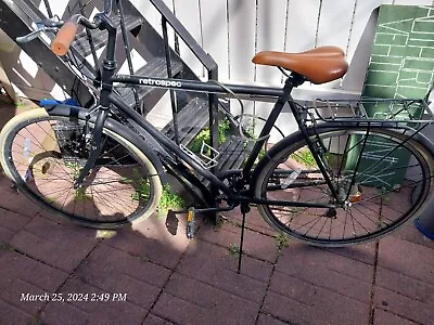 2021 RETROSPEC Beaumount Bicycle (7speed) Black Body Brown Seat And Hand Grips. • $95