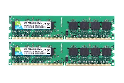 £15.59 • Buy 8GB 2X 4GB Duomeiqi 2Rx4 PC2-6400 DDR2 800Mhz 240Pin RAM Desktop Memory Only AMD