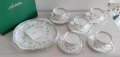 Noritake Flower Chintz Cup Saucer Salon Set • $188.99