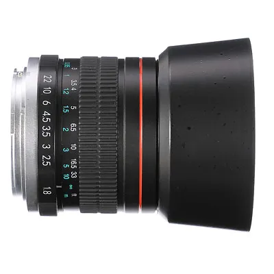 85mm F/1.8 MF Manual Focus Portrait Lens For EOS 5D 6D 7D Mark II III 80D • £112.80