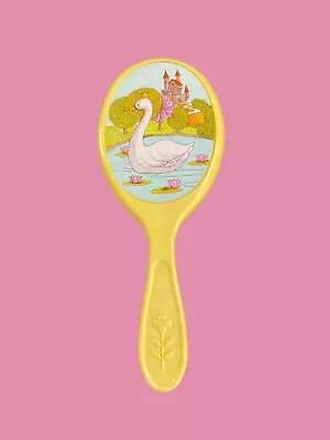 Vintage Avon Her Prettiness Child Soft Hair Brush Yellow Plastic • $15