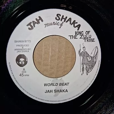 Jah Shaka - World Beat / World Dub - Jah Shaka Music 7  - Vinyl Record / VG+ • £75