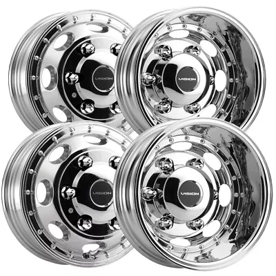 (Set Of 4) 16  Inch Vision 181Z Hauler Dually 6x205 Polished Wheels Rims • $768.99