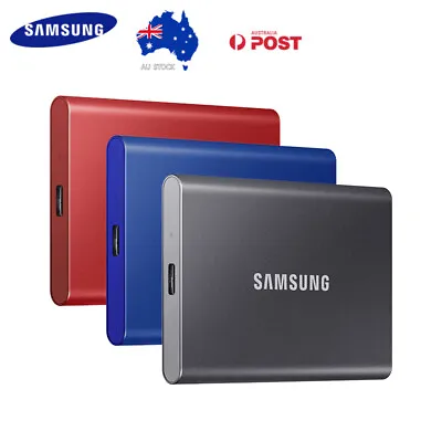 $169.95 • Buy Samsung Portable SSD T7 500GB 1TB 2TB USB3.2 TYPE-C External Solid State Drive
