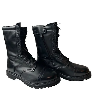 Rocky 2090 Combat Style 10”  Jump/ Work Boots Side Zipper Wide Width Size 12W. • $84.15