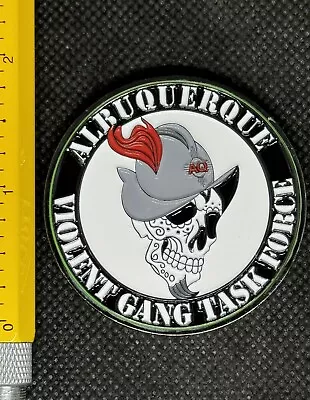 FBI DOJ Albuquerque New Mexico Violent Gang Task Force Challenge Coin • $99.42