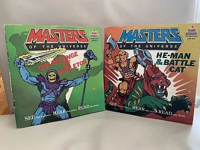 Vtg Masters Of The Universe He-Man & Battle Cat- Revenge Of Skeletor Book&Record • $12.50