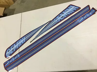 NOS Polaris 81 Gemini 244 250 Hood And Tunnel Decals Vintage Snowmobile Lot • $69