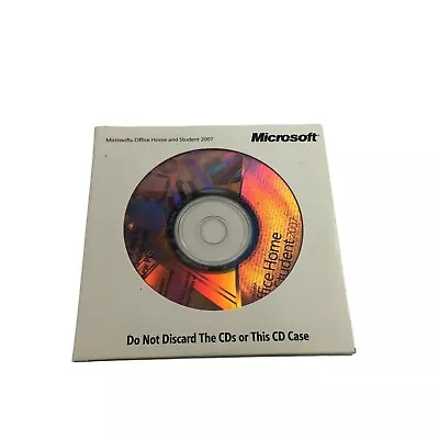 Microsoft Office Home And Student 2007 Software Disc With Key • $15