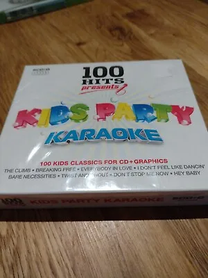 Kids Party Karaoke - 100 Kids Classics Plus Graphics - 5 Cd New & Sealed • £7.95