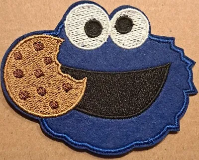Sesame Street Cookie Monster Embroidered Iron On Patch • $6.80