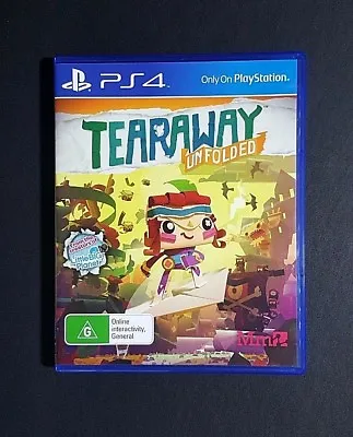 Tearaway Unfolded *New / NOT Sealed (Sony PlayStation 4 2015) PS4 Game  • $17.91