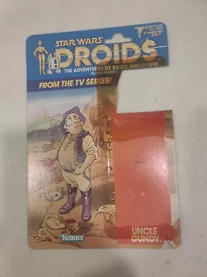 ❗️vtg~star~wars~uncle~gundy~1985~droids~cartoon~vintage~kenner- Cardback Only • $39.98