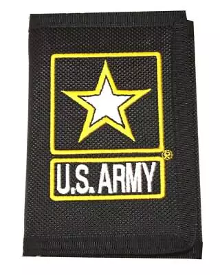 United States Army Star Nylon Hook & Loop Wallet • $10.99