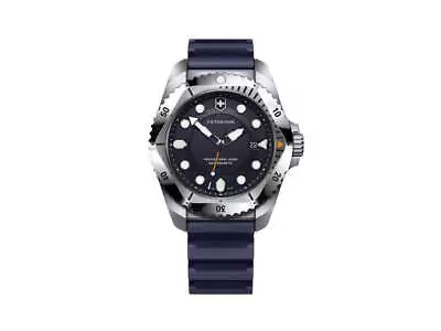 Victorinox Dive Pro Quartz Watch Blue 43 Mm V241991 • $805