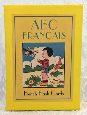 ABC FRANCAIS Large French Alphabet Flash Cards~Baby/Children~Calvallini & Co • $19.99