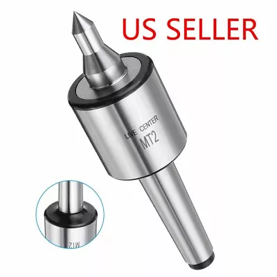 MT2 Live Center For Morse Taper Precision 0.000197'' CNC Long Spindle Lathe Tool • $18.56