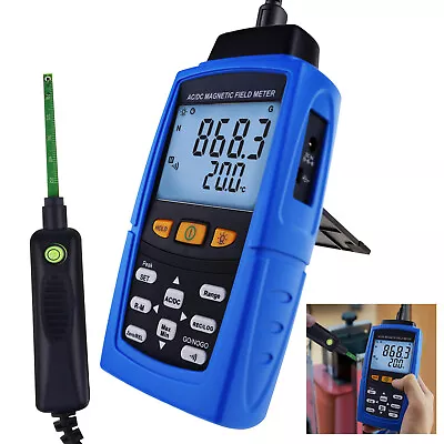 $237.27 • Buy AC DC Magnetometer Gaussmeter Magnetic Field Strength Meter 3000mT (30000 Gauss)