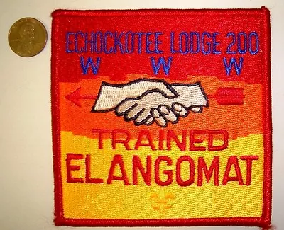 Echockotee Oa Lodge 200 Bsa North Florida Flap Pocket Patch Elg 1 Per Elangomat  • $24.32