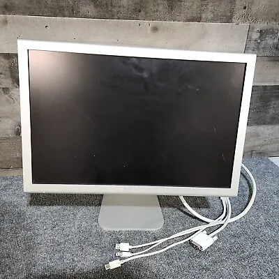 Apple Cinema Display 20  Widescreen LCD Cinema Display A1081 With Cables  • $99.99