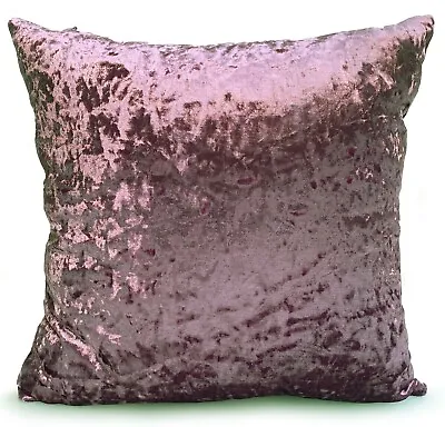 Velvet Cushion Cover Cushions Plain Crush Velvet 17 X17  20 X20  23 X23  • £3.99